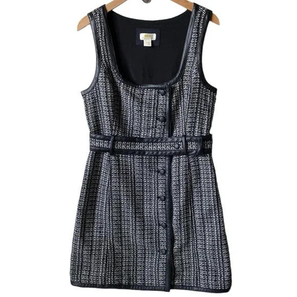 Anthro Maeve tweed mini dress size 10 - Picture 3 of 16